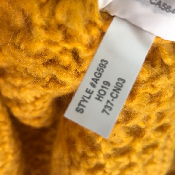 MWT Madewell Windmere Pointelle Sweater Yellow - Picture 7 of 8